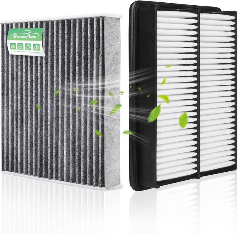StaunchAuto Engine & Cabin Air Filter for Hyundai Sonata Gas (2015-2019) Air filter for Car Replacement CF12151 CA11942 Automotive Accessories-2 Pack - Image 1